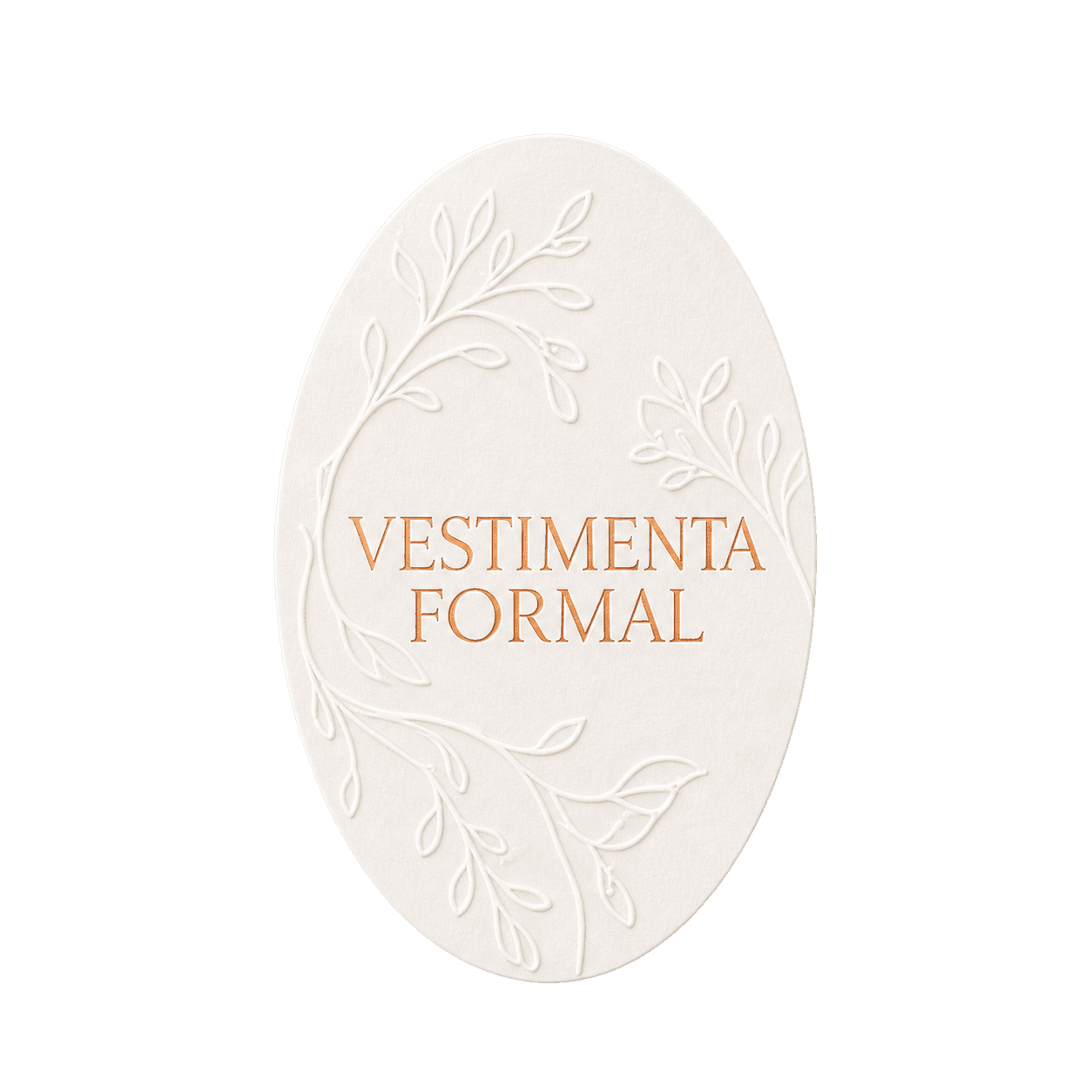 Dije con texto Vestimenta Formal